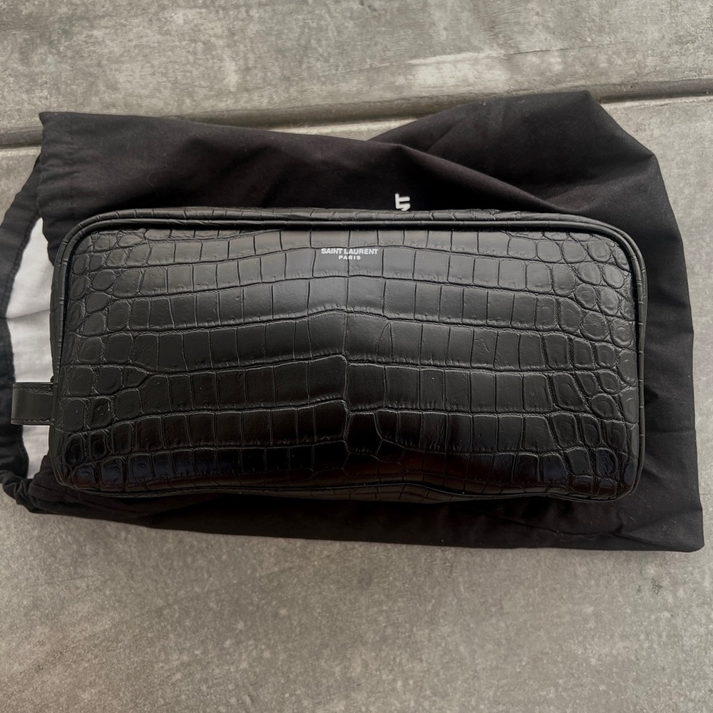 MENS YSL TOILETRY BAG